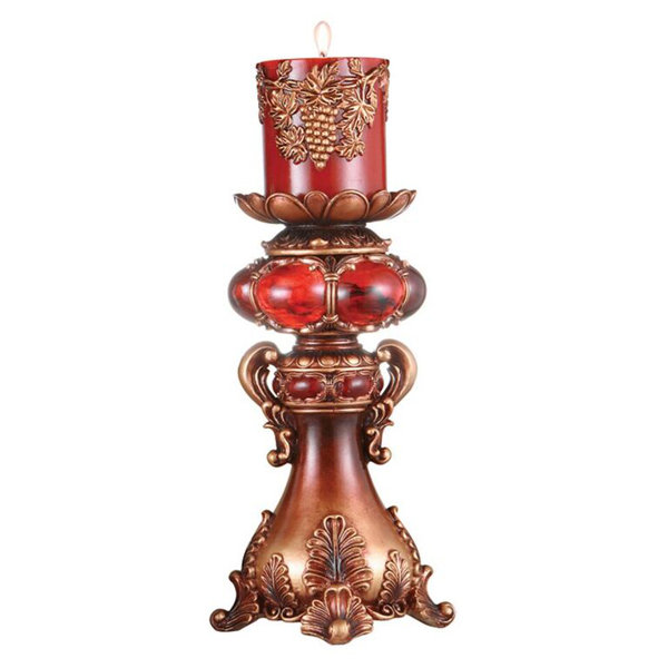 World Menagerie Polyresin Plastic Candlestick & Reviews Wayfair